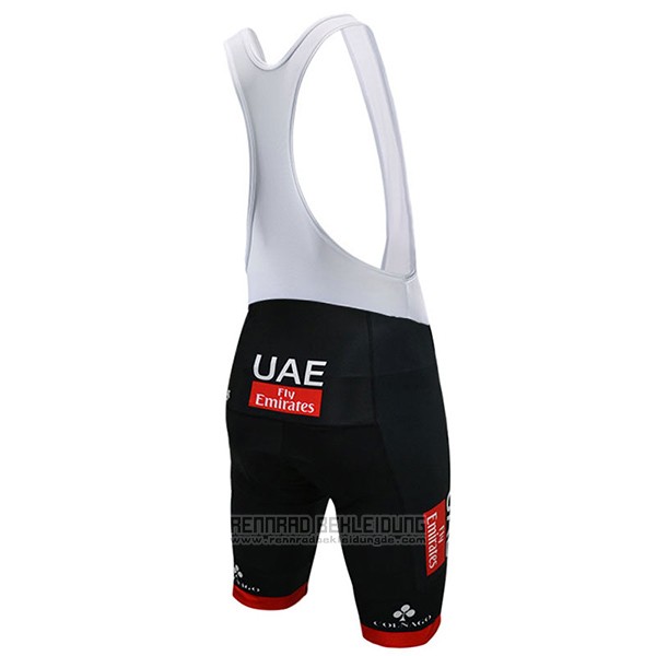 2017 Fahrradbekleidung UCI Weltmeister Uae Wei Trikot Kurzarm und Tragerhose